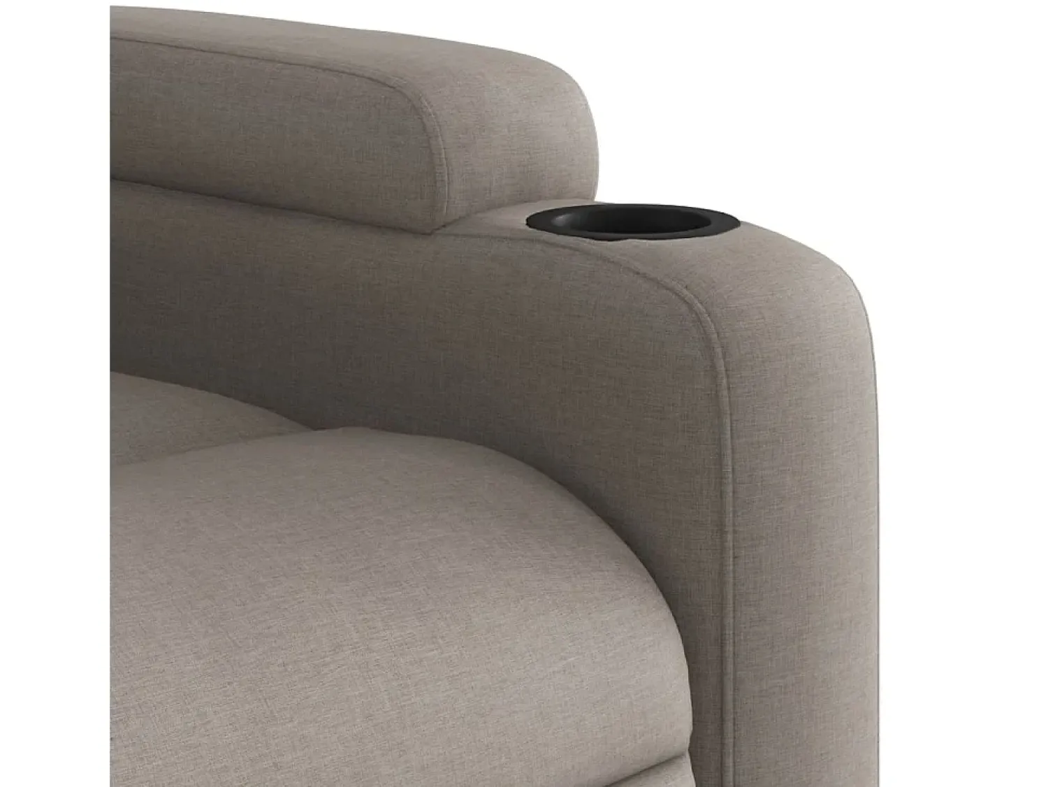 Poltrona Reclinável | Poltrona Confortável Relax tecido cinzento-acastanhado SHL373988^ Poltrona