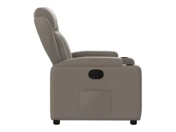 Poltrona Reclinável | Poltrona Confortável Relax tecido cinzento-acastanhado SHL373988^ Poltrona