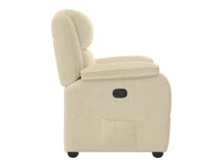 Poltrona| Poltrona Reclinável | Poltrona Confortável Relax tecido cor SHL763359 Creme