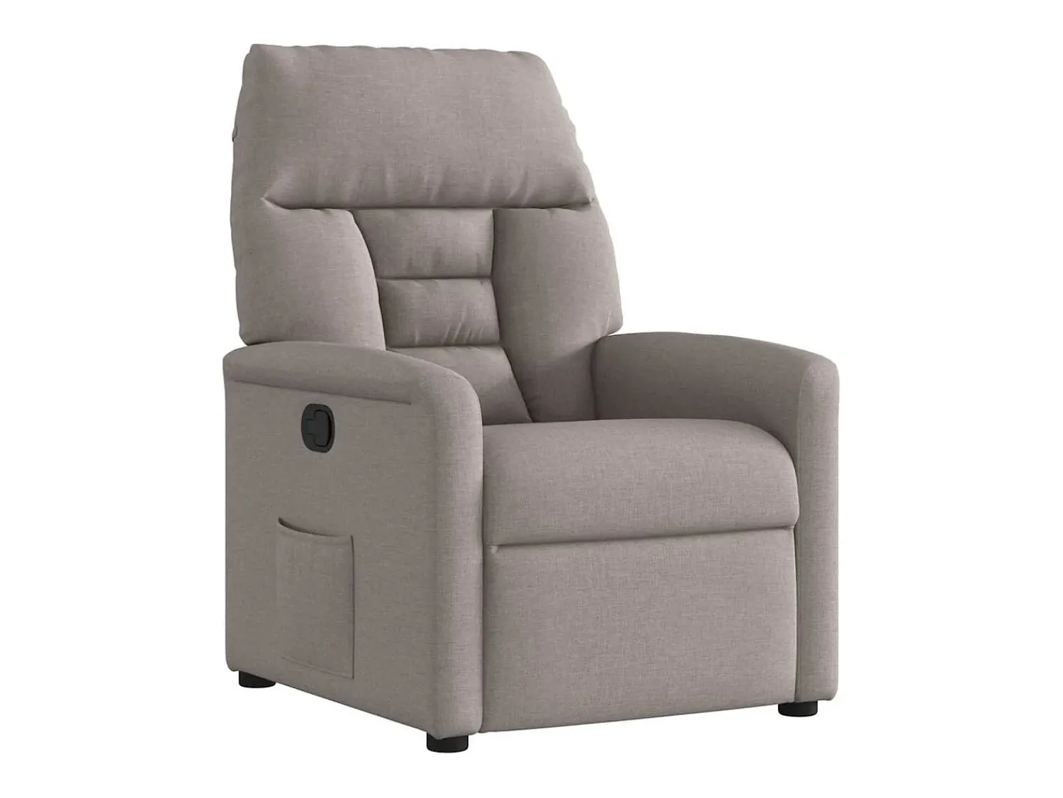 Poltrona Reclinável | Poltrona Confortável Relax tecido cinzento-acastanhado SHL360541^ Poltrona