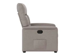 Poltrona Reclinável | Poltrona Confortável Relax tecido cinzento-acastanhado SHL360541^ Poltrona