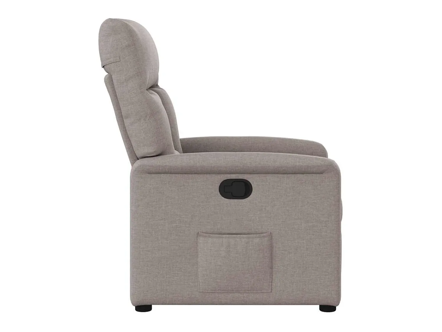 Poltrona Reclinável | Poltrona Confortável Relax tecido cinzento-acastanhado SHL360541^ Poltrona