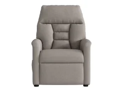 Poltrona Reclinável | Poltrona Confortável Relax tecido cinzento-acastanhado SHL360541^ Poltrona