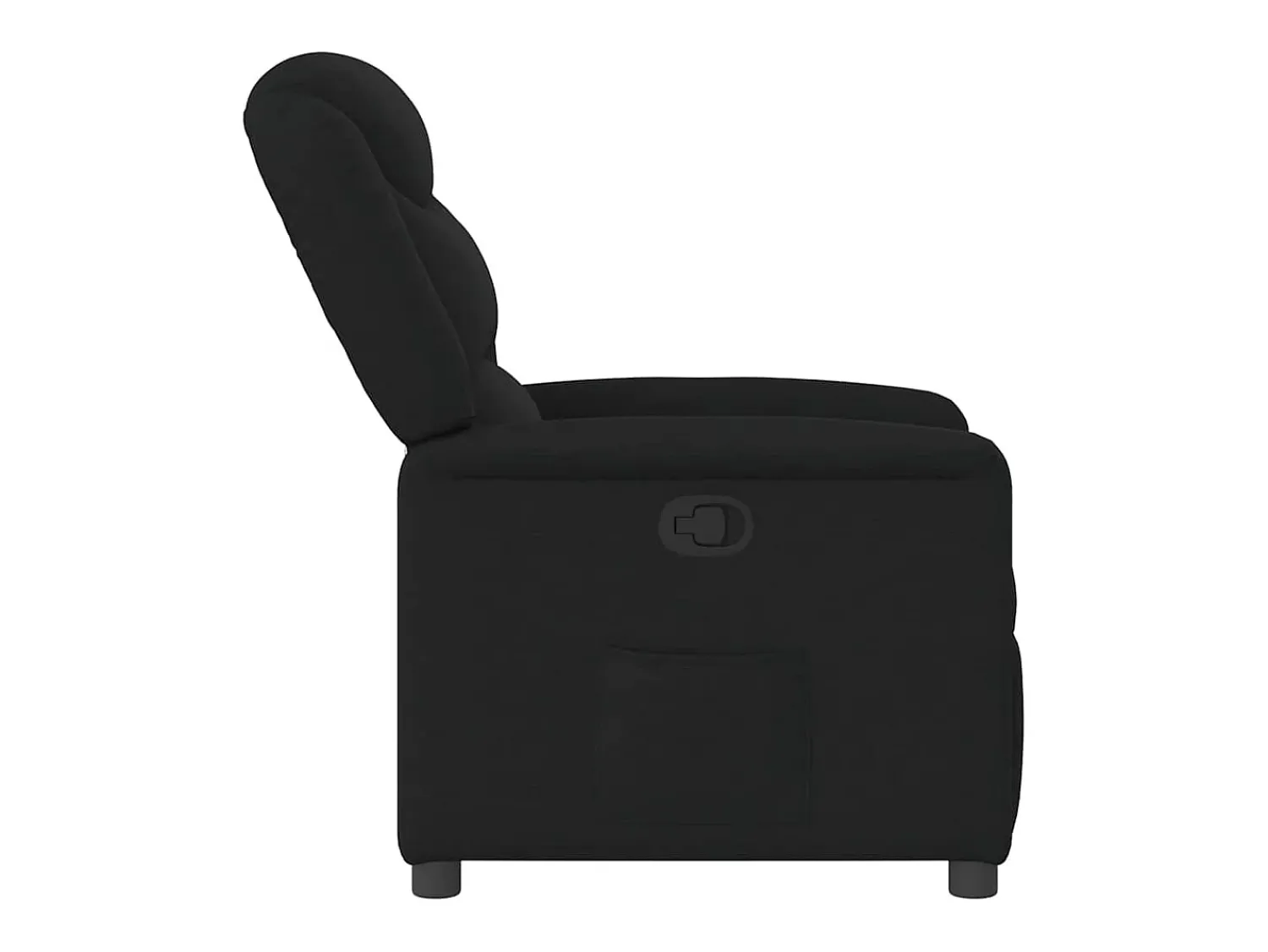 Poltrona| Poltrona Reclinável | Poltrona Confortável Relax tecido SHL359843 Preto