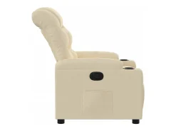 Poltrona| Poltrona Reclinável | Poltrona Confortável Relax tecido cor SHL26802 Creme