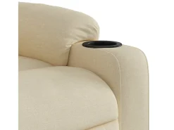 Poltrona| Poltrona Reclinável | Poltrona Confortável Relax tecido cor SHL26802 Creme