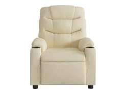 Poltrona| Poltrona Reclinável | Poltrona Confortável Relax tecido cor SHL26802 Creme