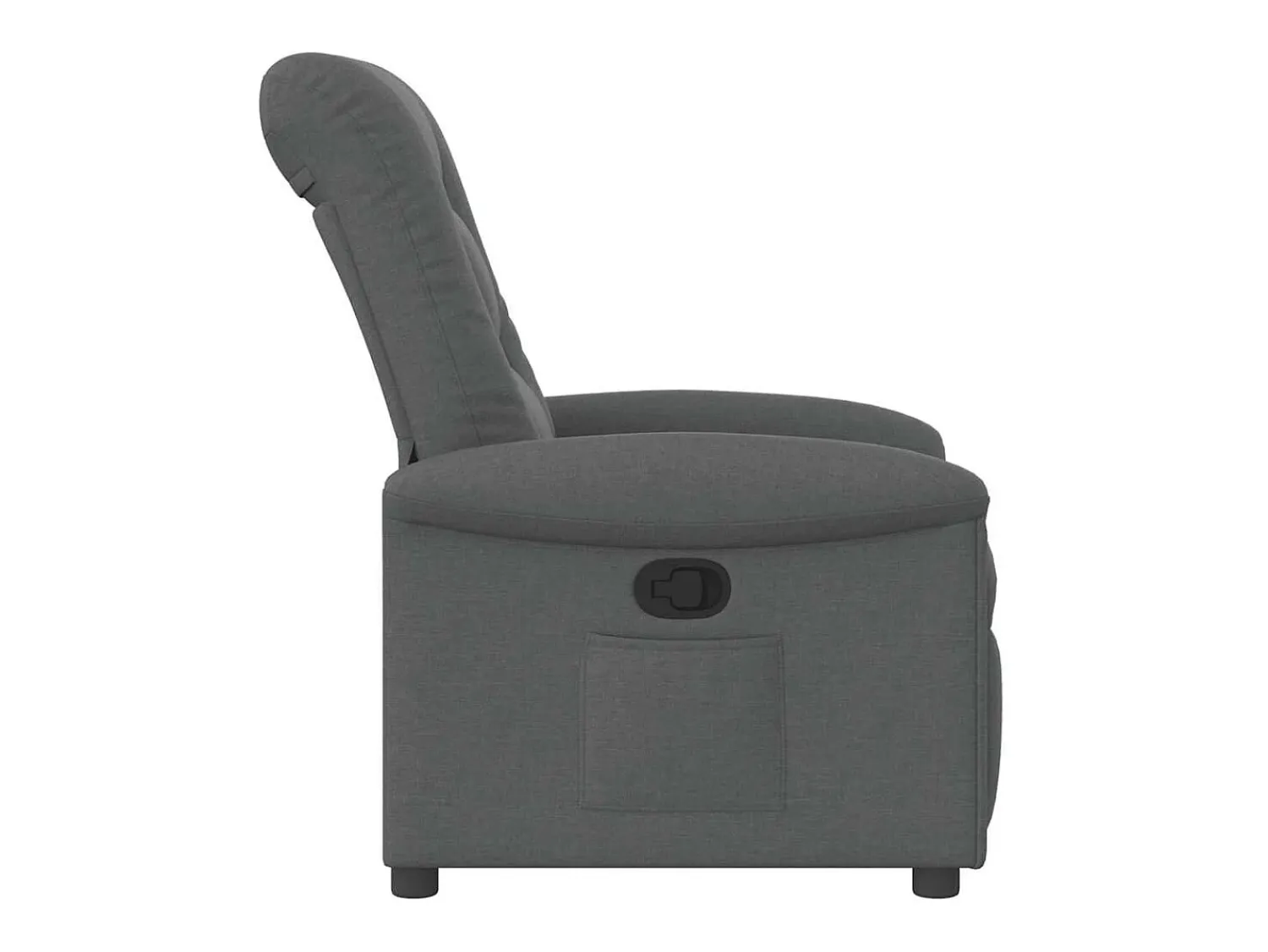 Discount Poltrona Reclinável | Poltrona Confortável Relax tecido cinzento-escuro SHL249459 Cinza antracite