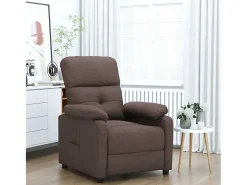 Poltrona Reclinável | Poltrona Confortável Relax tecido -escuro SHL232205^ Poltrona