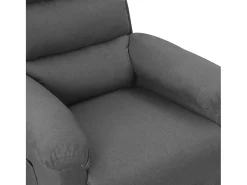 Outlet Poltrona Reclinável | Poltrona Confortável Relax tecido -claro SHL241802 Cinzento