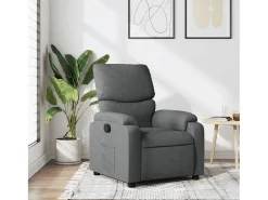 Poltrona* Poltrona Reclinável | Poltrona Confortável Relax tecido cinzento-escuro SHL275524 Cinza antracite