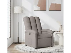Poltrona Reclinável | Poltrona Confortável Relax tecido cinzento-acastanhado SHL521596^ Poltrona