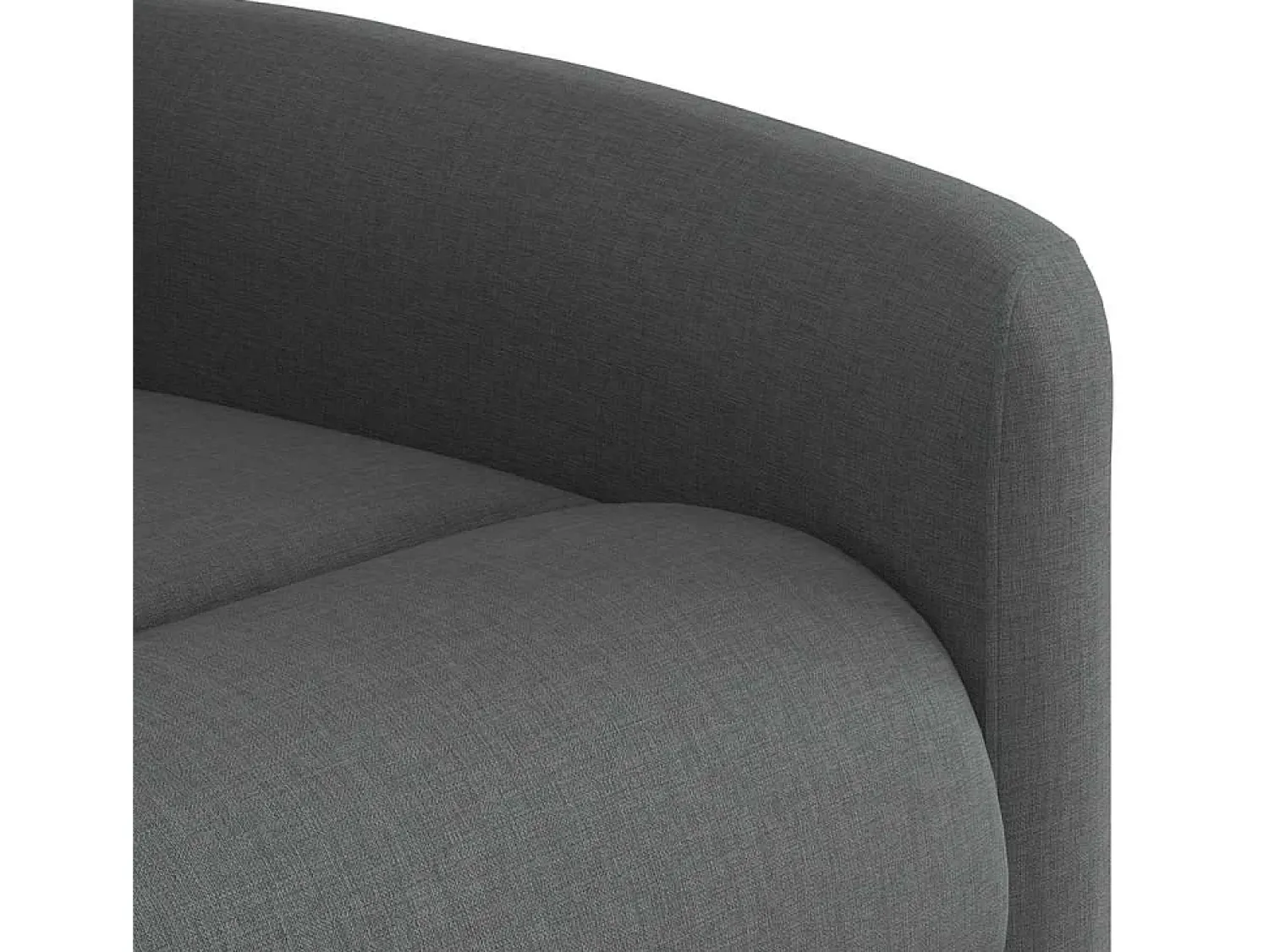 Poltrona Reclinável | Poltrona Confortável Relax tecido cinzento-escuro SHL27671^ Poltrona
