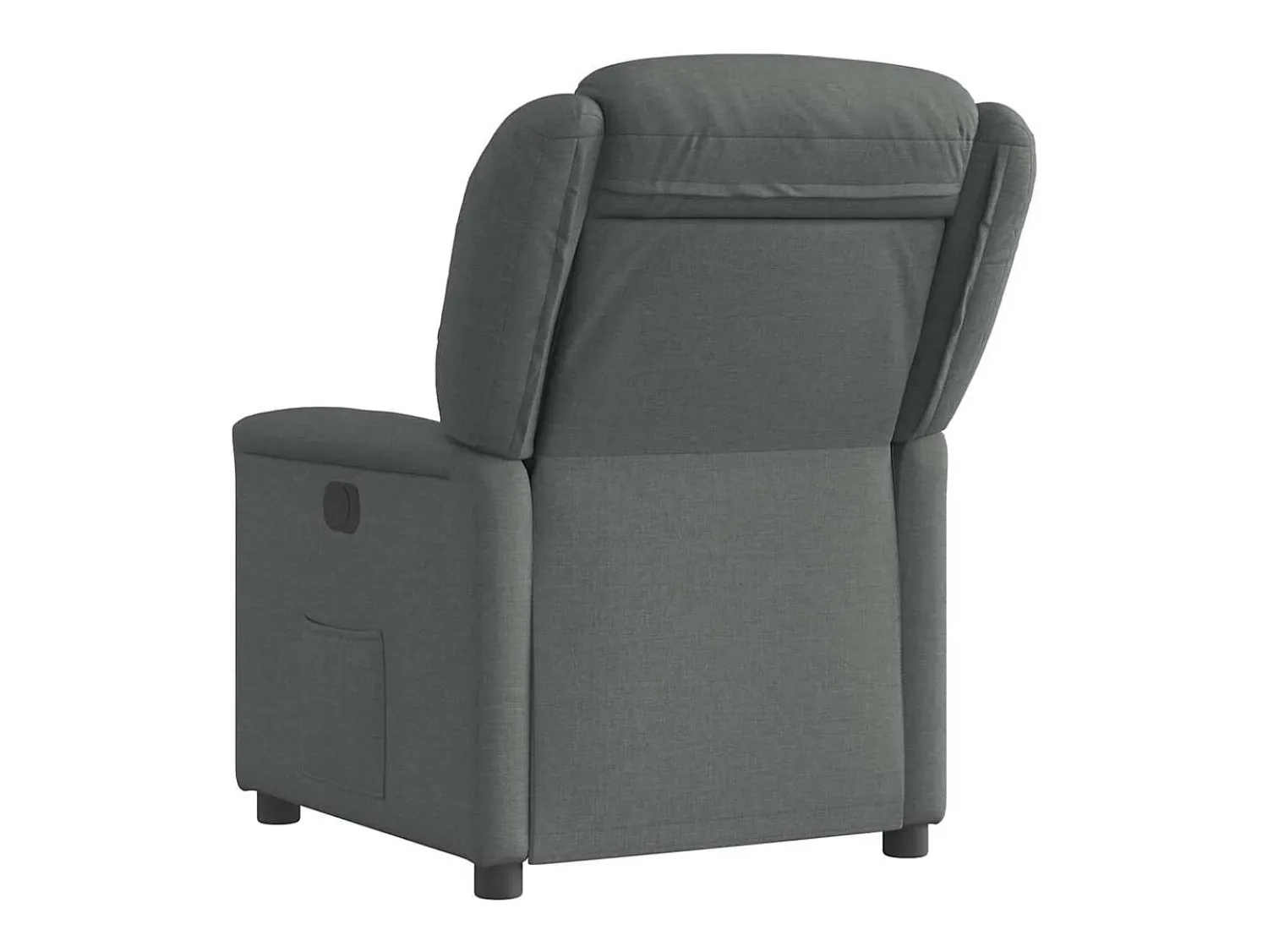 Poltrona Reclinável | Poltrona Confortável Relax tecido cinzento-escuro SHL27671^ Poltrona