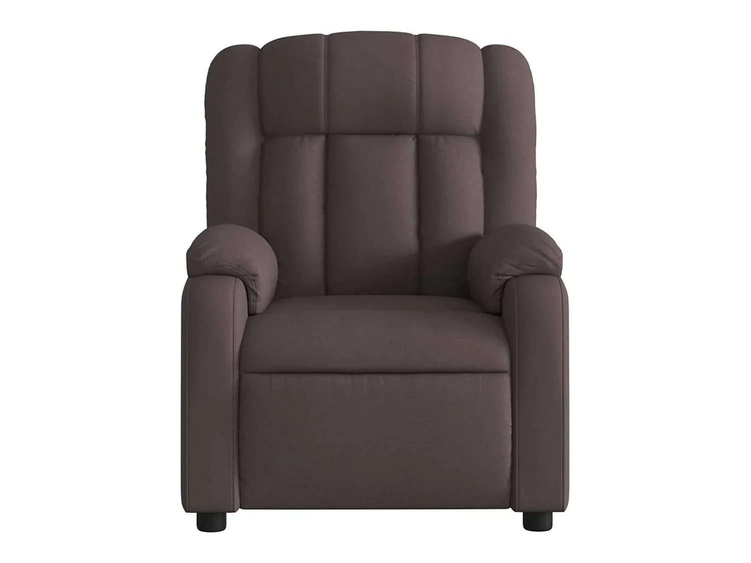 Poltrona| Poltrona Reclinável | Poltrona Confortável Relax tecido -escuro SHL882526 Castanho