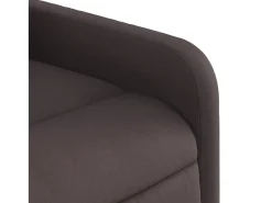 Poltrona* Poltrona Reclinável | Poltrona Confortável Relax tecido -escuro SHL301907 Castanho