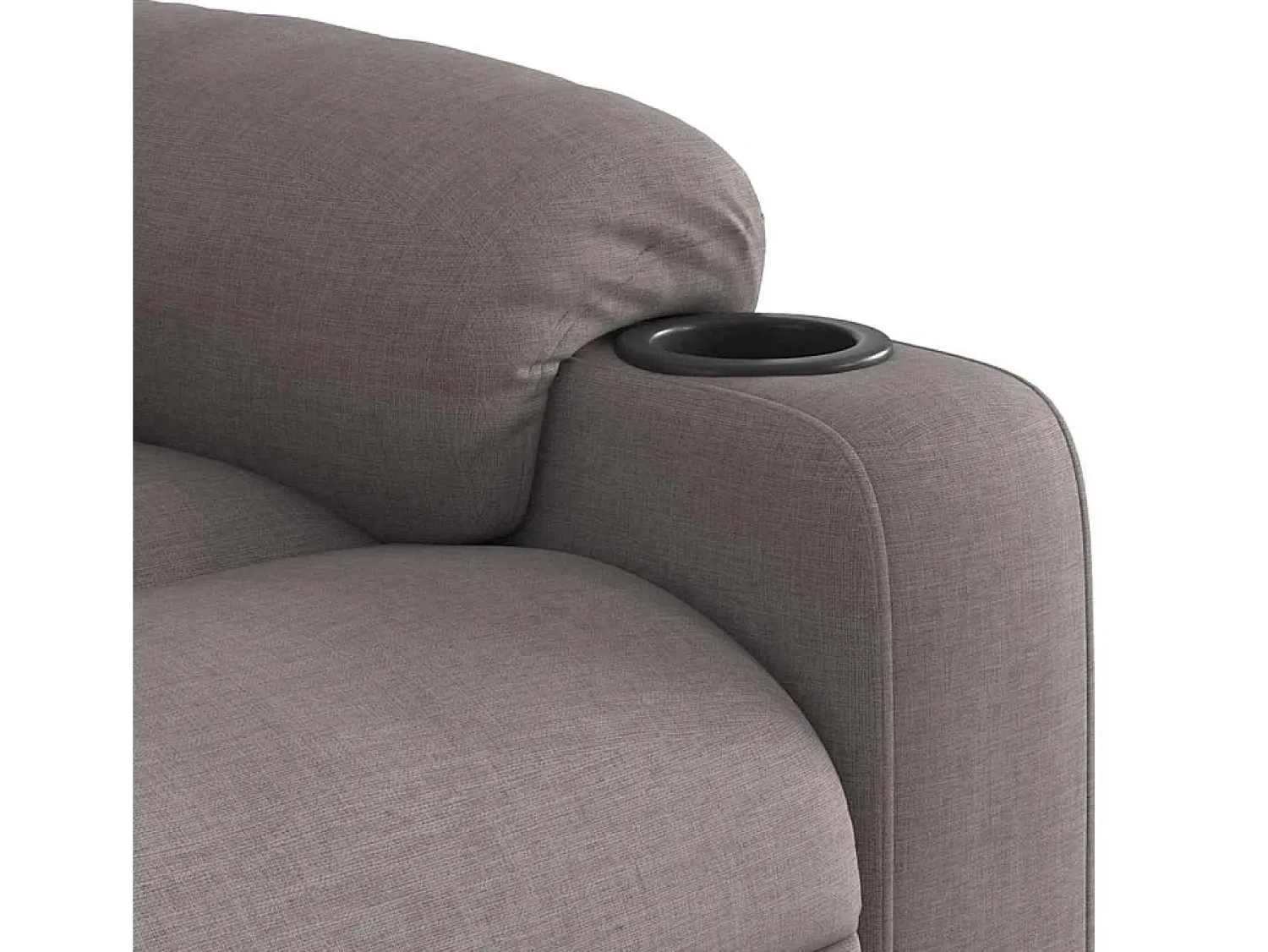 Poltrona* Poltrona Reclinável | Poltrona Confortável Relax tecido cinzento-acastanhado SHL746858 Taupe