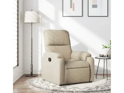 Poltrona Reclinável | Poltrona Confortável Relax tecido de microfibra cor SHL696698^ Poltrona