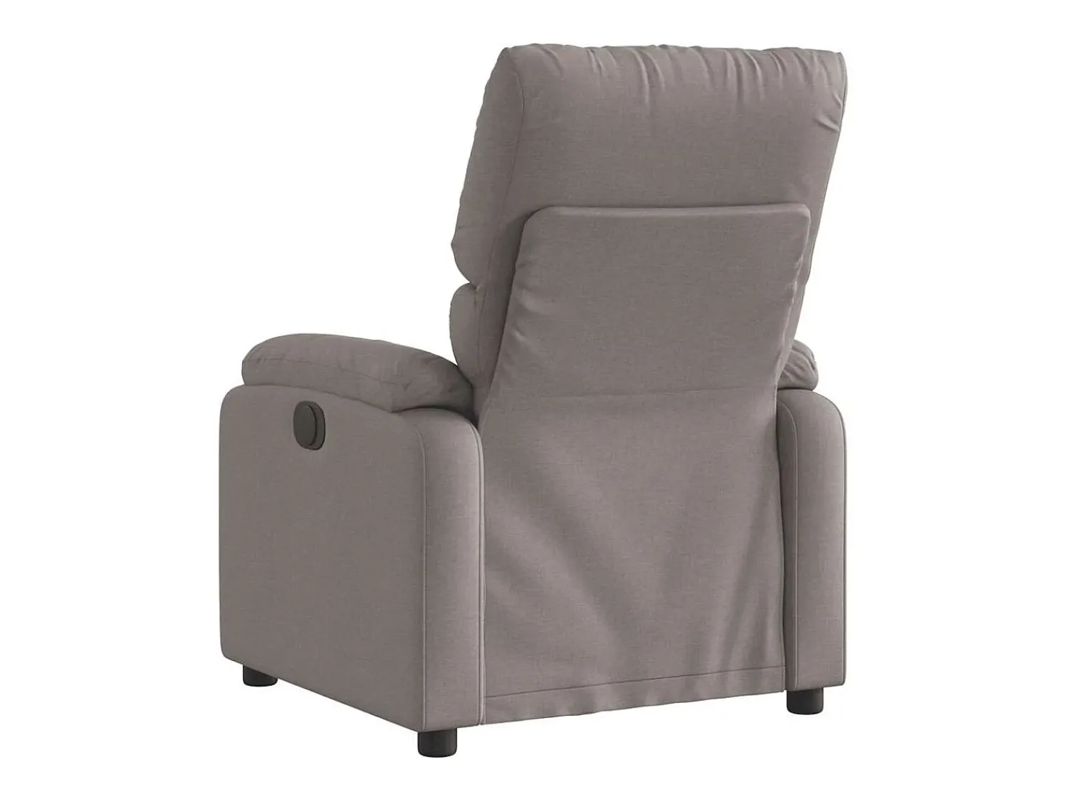 Hot Poltrona Reclinável | Poltrona Confortável Relax tecido cinzento-acastanhado SHL12937 Taupe