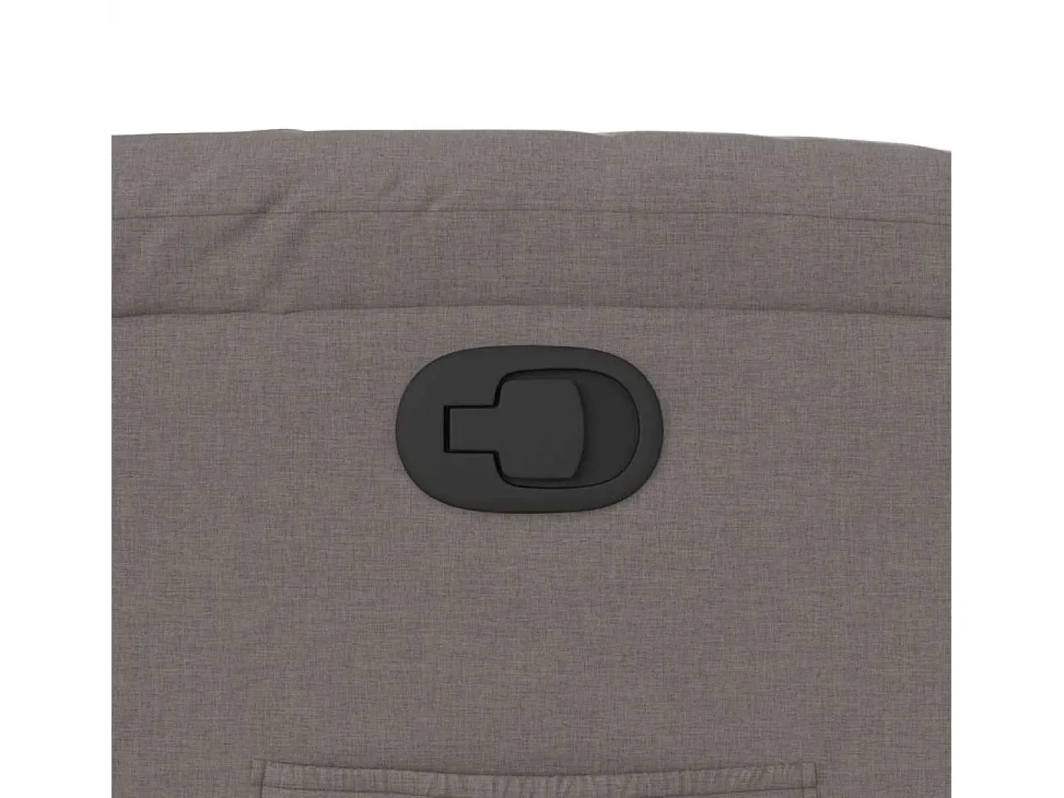Hot Poltrona Reclinável | Poltrona Confortável Relax tecido cinzento-acastanhado SHL12937 Taupe