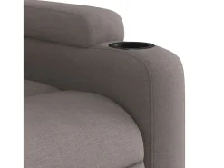 Poltrona Reclinável | Poltrona Confortável Relax tecido cinzento-acastanhado SHL43565^ Poltrona