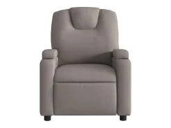 Poltrona Reclinável | Poltrona Confortável Relax tecido cinzento-acastanhado SHL43565^ Poltrona