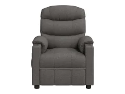 Poltrona Reclinável | Poltrona Confortável Relax tecido cinzento-escuro SHL668553^ Poltrona