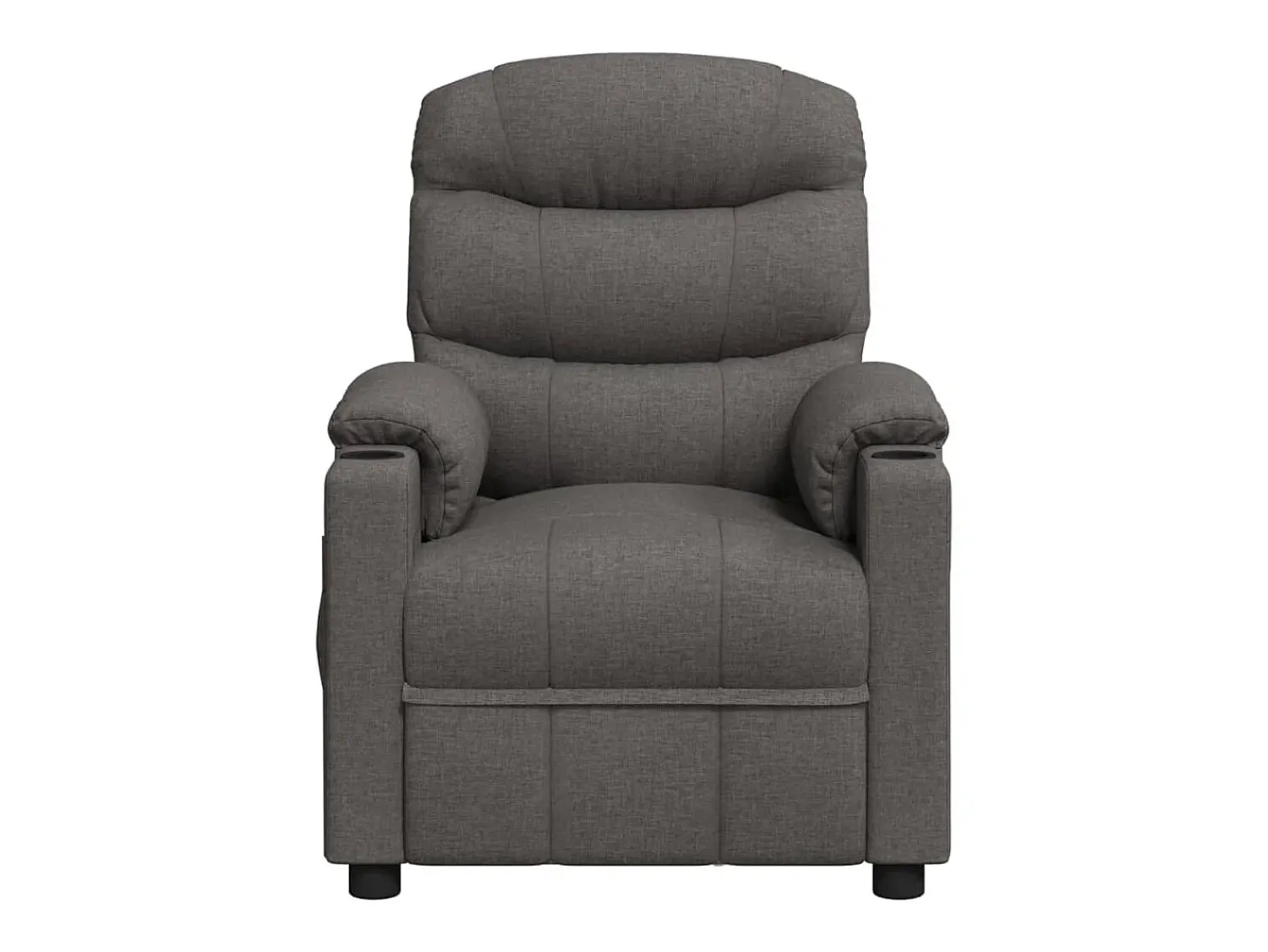 Poltrona Reclinável | Poltrona Confortável Relax tecido cinzento-escuro SHL668553^ Poltrona