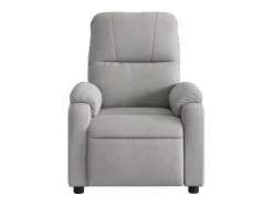 Poltrona| Poltrona Reclinável | Poltrona Confortável Relax tecido de microfibra cinza-claro SHL92132 Cinzento
