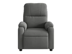 Poltrona| Poltrona Reclinável | Poltrona Confortável Relax tecido de microfibra cinza-escuro SHL600496 Cinza antracite