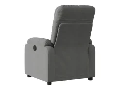 Poltrona| Poltrona Reclinável | Poltrona Confortável Relax tecido de microfibra cinza-escuro SHL600496 Cinza antracite