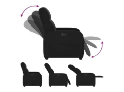 Discount Poltrona Reclinável | Poltrona Confortável Relax tecido SHL814558 Preto