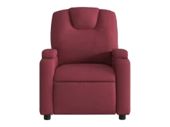 Hot Poltrona Reclinável | Poltrona Confortável Relax tecido tinto SHL655017 Vermelho