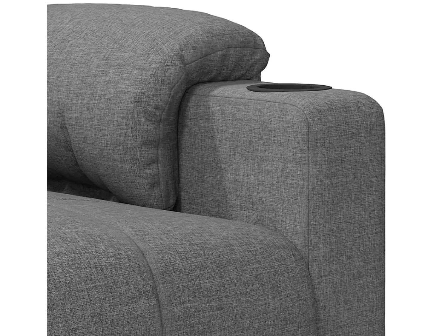 Online Poltrona Reclinável | Poltrona Confortável Relax tecido -claro SHL668768 Cinzento