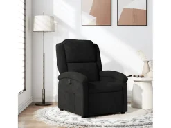 Poltrona| Poltrona Reclinável | Poltrona Confortável Relax veludo SHL618181 Preto
