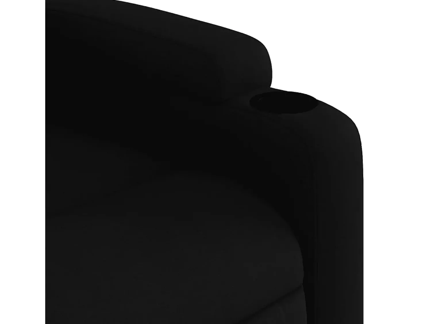 Poltrona| Poltrona Reclinável | Poltrona Confortável Relax tecido SHL679756 Preto