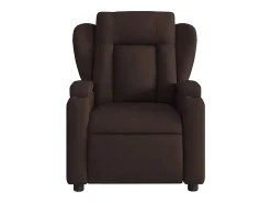 Sale Poltrona Reclinável | Poltrona Confortável Relax tecido -escuro SHL699620 Castanho
