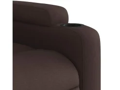 Sale Poltrona Reclinável | Poltrona Confortável Relax tecido -escuro SHL699620 Castanho