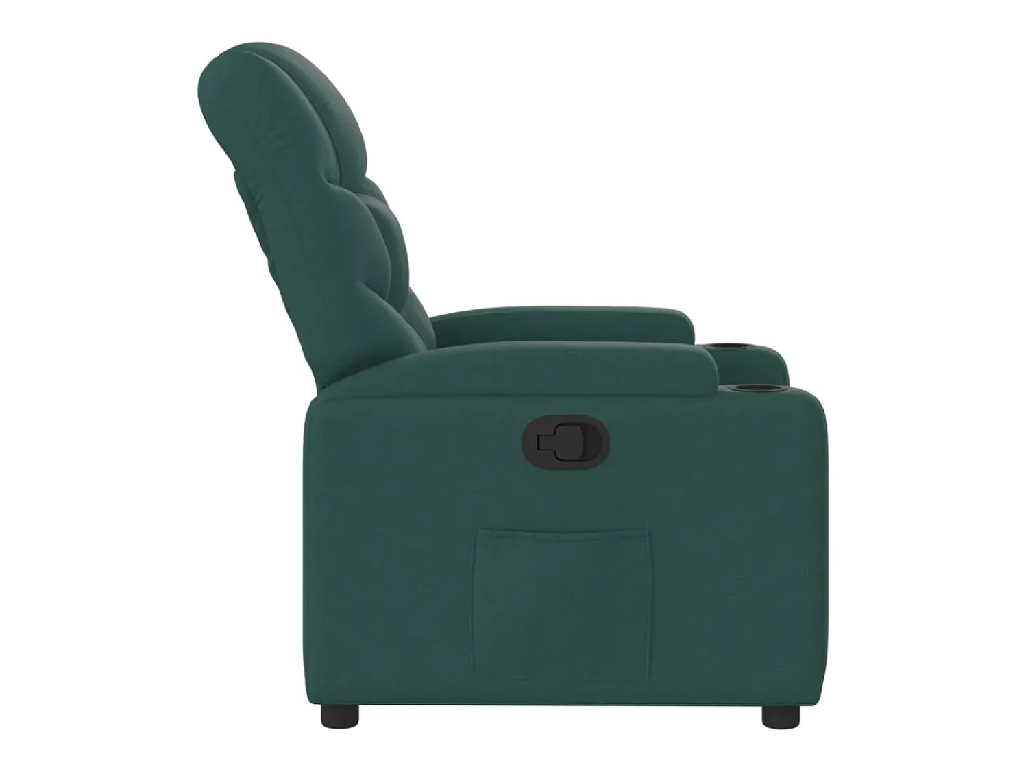 Poltrona| Poltrona Reclinável | Poltrona Confortável Relax tecido verde-escuro SHL57641 Verde pinho