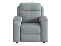 Poltrona| Poltrona Reclinável | Poltrona Confortável Relax tecido -claro SHL344618 Cinzento