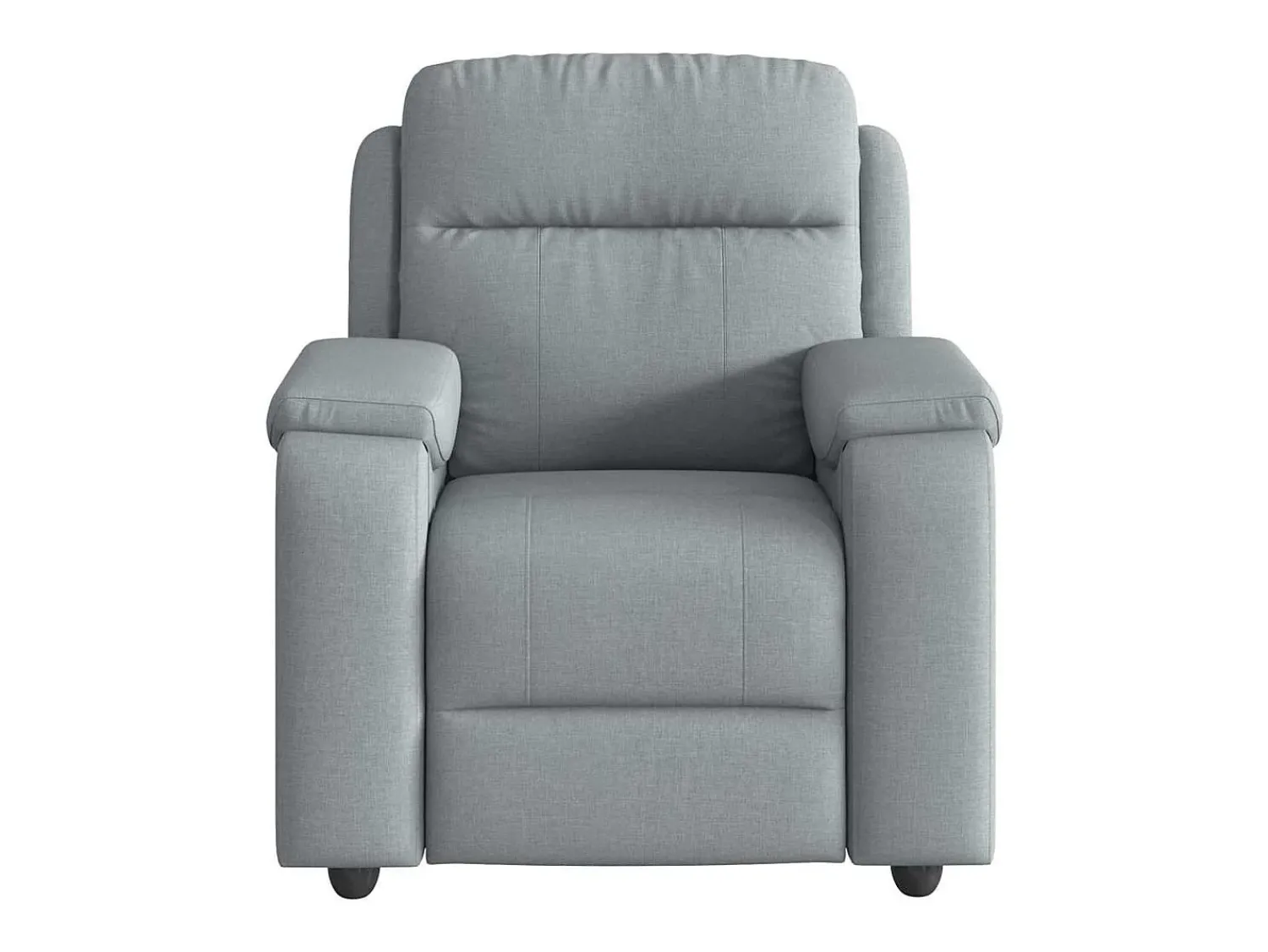 Poltrona| Poltrona Reclinável | Poltrona Confortável Relax tecido -claro SHL344618 Cinzento