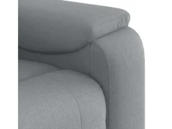 Poltrona| Poltrona Reclinável | Poltrona Confortável Relax tecido -claro SHL344618 Cinzento