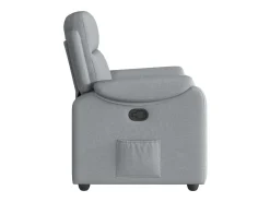 Poltrona| Poltrona Reclinável | Poltrona Confortável Relax tecido -claro SHL344618 Cinzento
