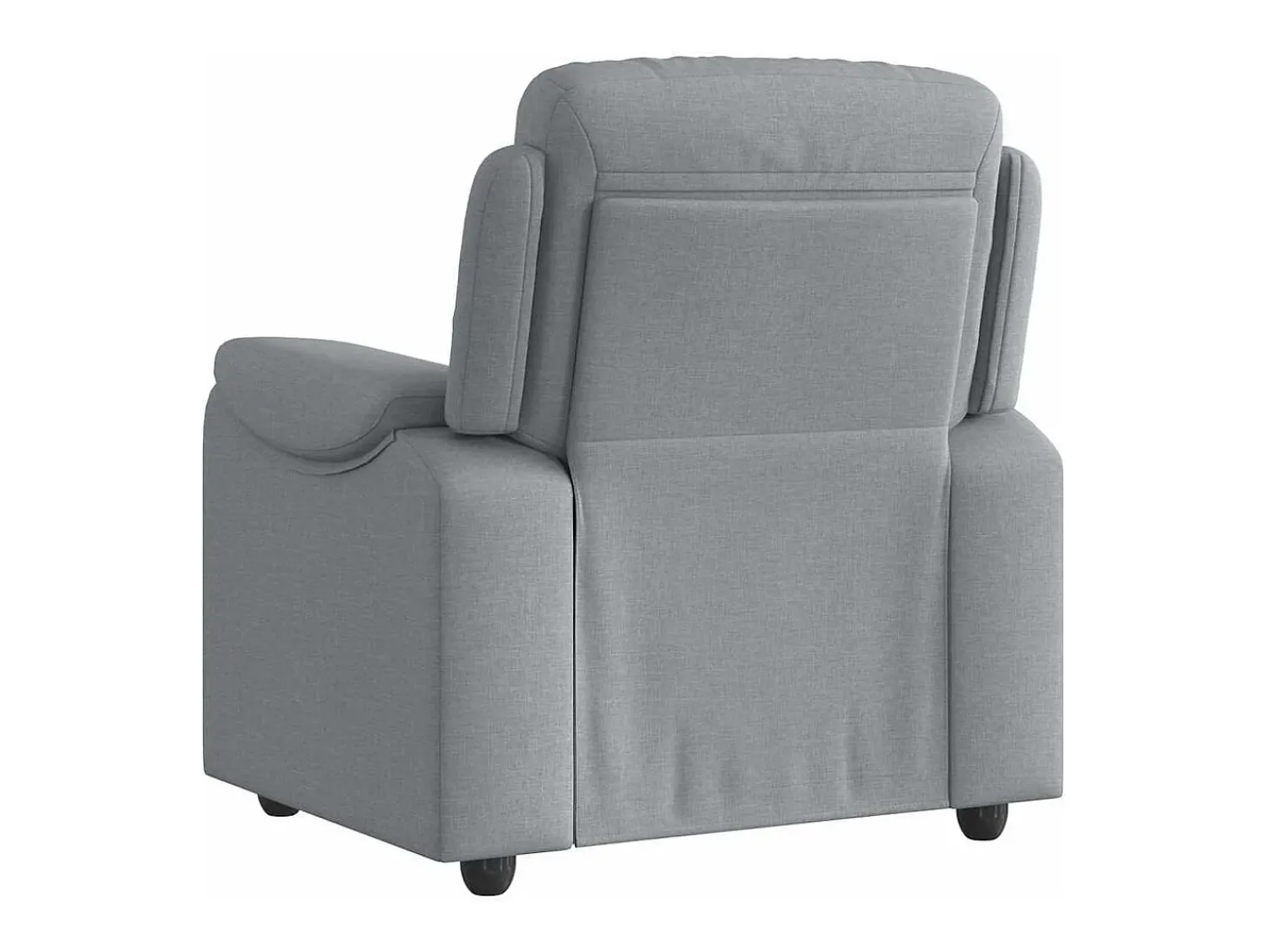 Poltrona| Poltrona Reclinável | Poltrona Confortável Relax tecido -claro SHL344618 Cinzento