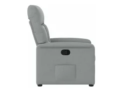 Poltrona* Poltrona Reclinável | Poltrona Confortável Relax tecido -claro SHL56254 Cinzento