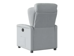 Poltrona* Poltrona Reclinável | Poltrona Confortável Relax tecido -claro SHL550805 Cinzento