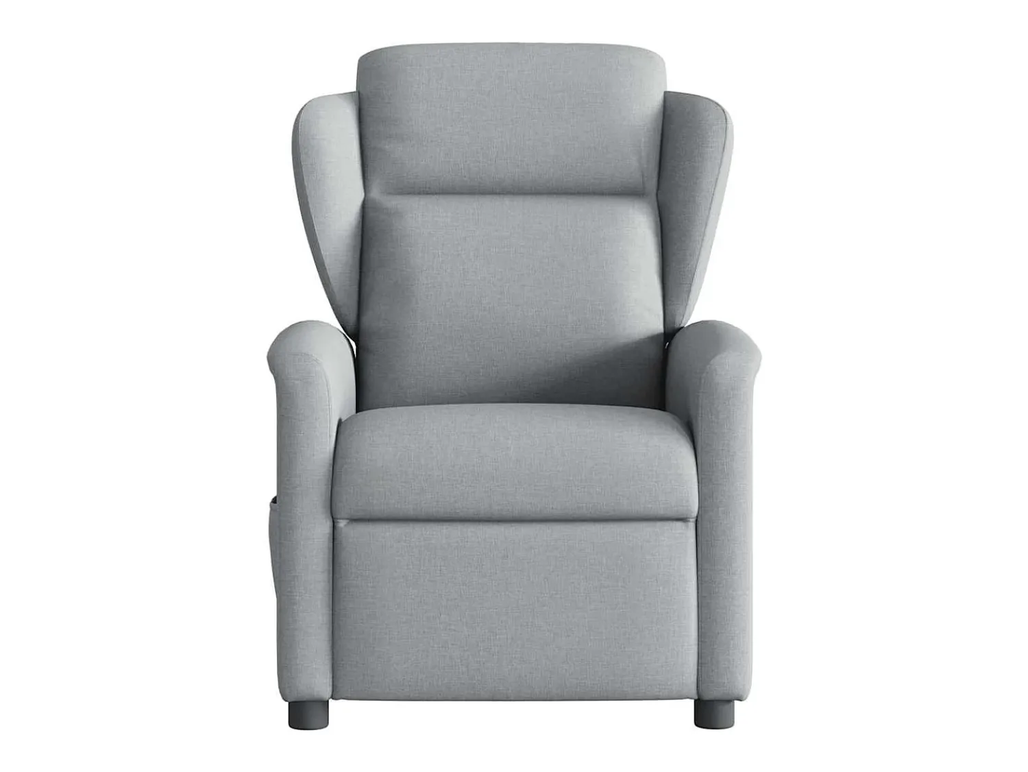Poltrona* Poltrona Reclinável | Poltrona Confortável Relax tecido -claro SHL550805 Cinzento
