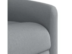 Poltrona* Poltrona Reclinável | Poltrona Confortável Relax tecido -claro SHL550805 Cinzento