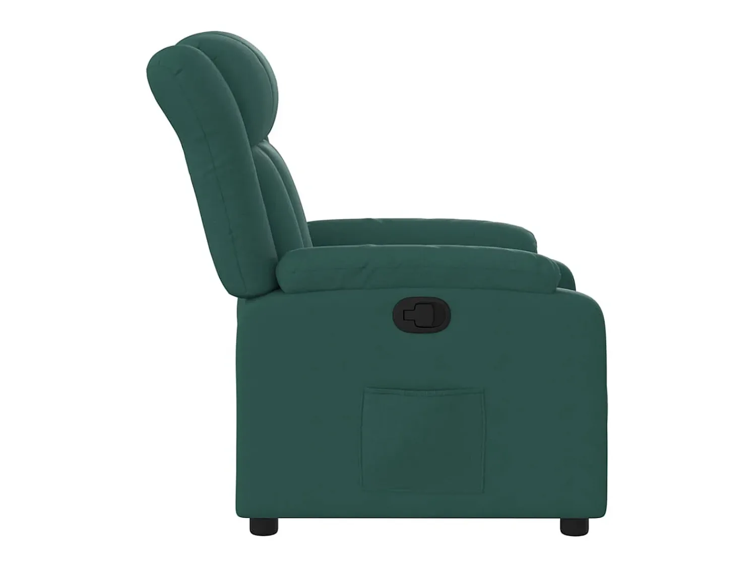 Poltrona Reclinável | Poltrona Confortável Relax tecido verde-escuro SHL179233^ Poltrona