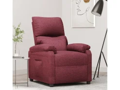 Poltrona Reclinável | Poltrona Confortável Relax tecido tinto SHL170936^ Poltrona